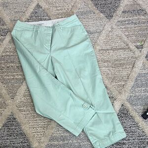 Mint Green Cropped Pants